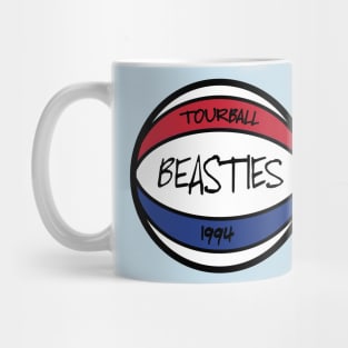 Beasties Tour Ball 1994 Red White and Blue Mug